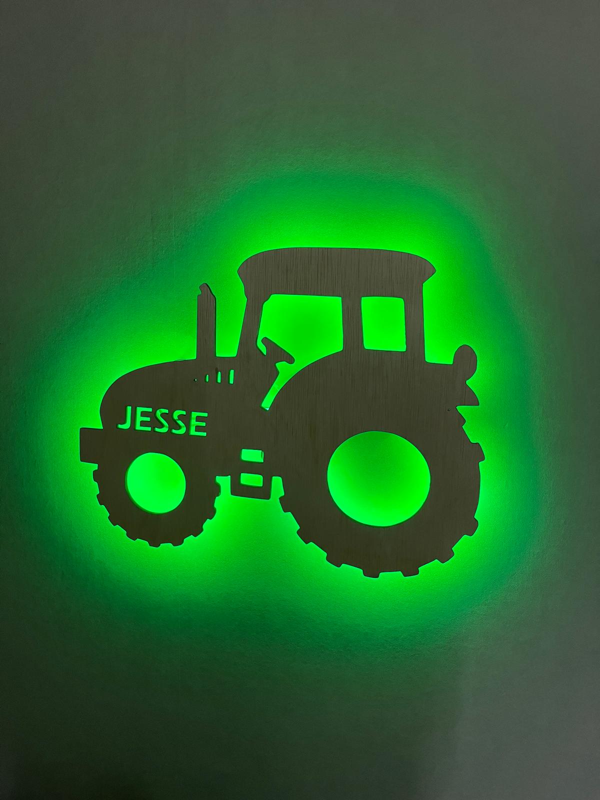 Houten trekker lamp