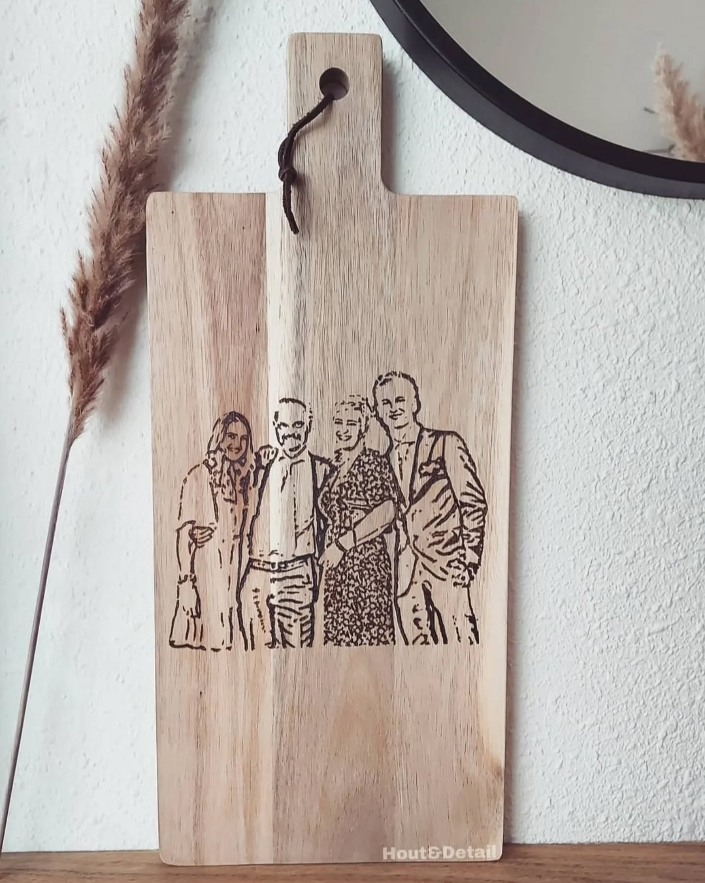 Borrelplank rechthoek 45x20 cm