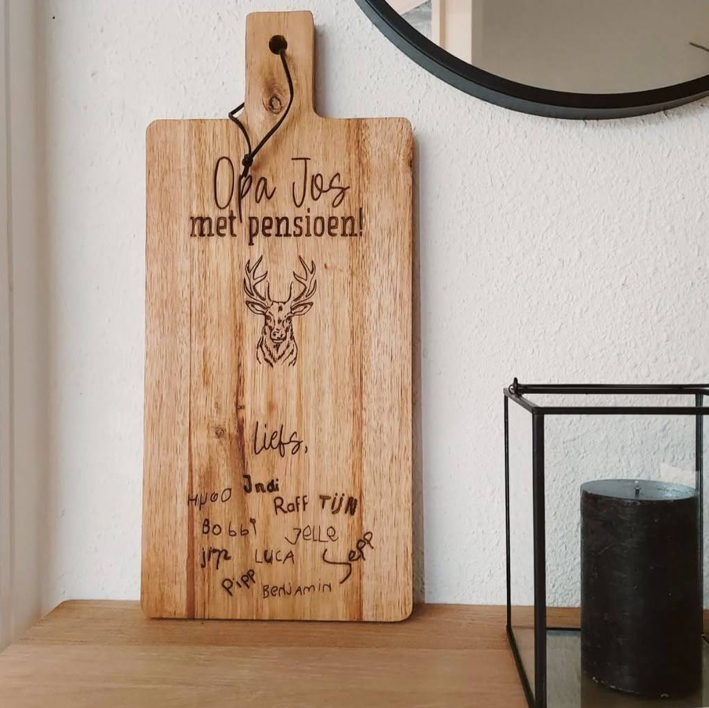 Borrelplank rechthoek 45x20 cm