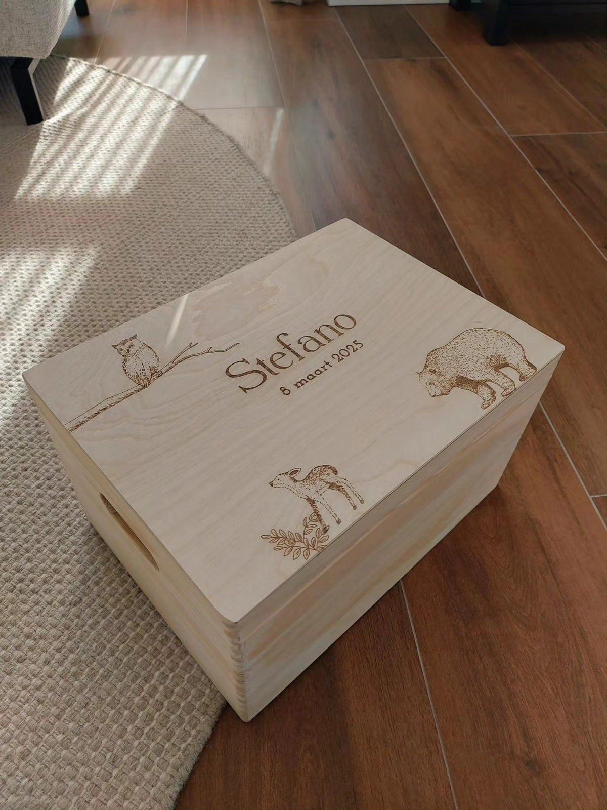 Memorybox geboortekaartje/eigen ontwerp