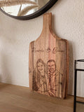 Borrelplank rechthoek 38x20 cm