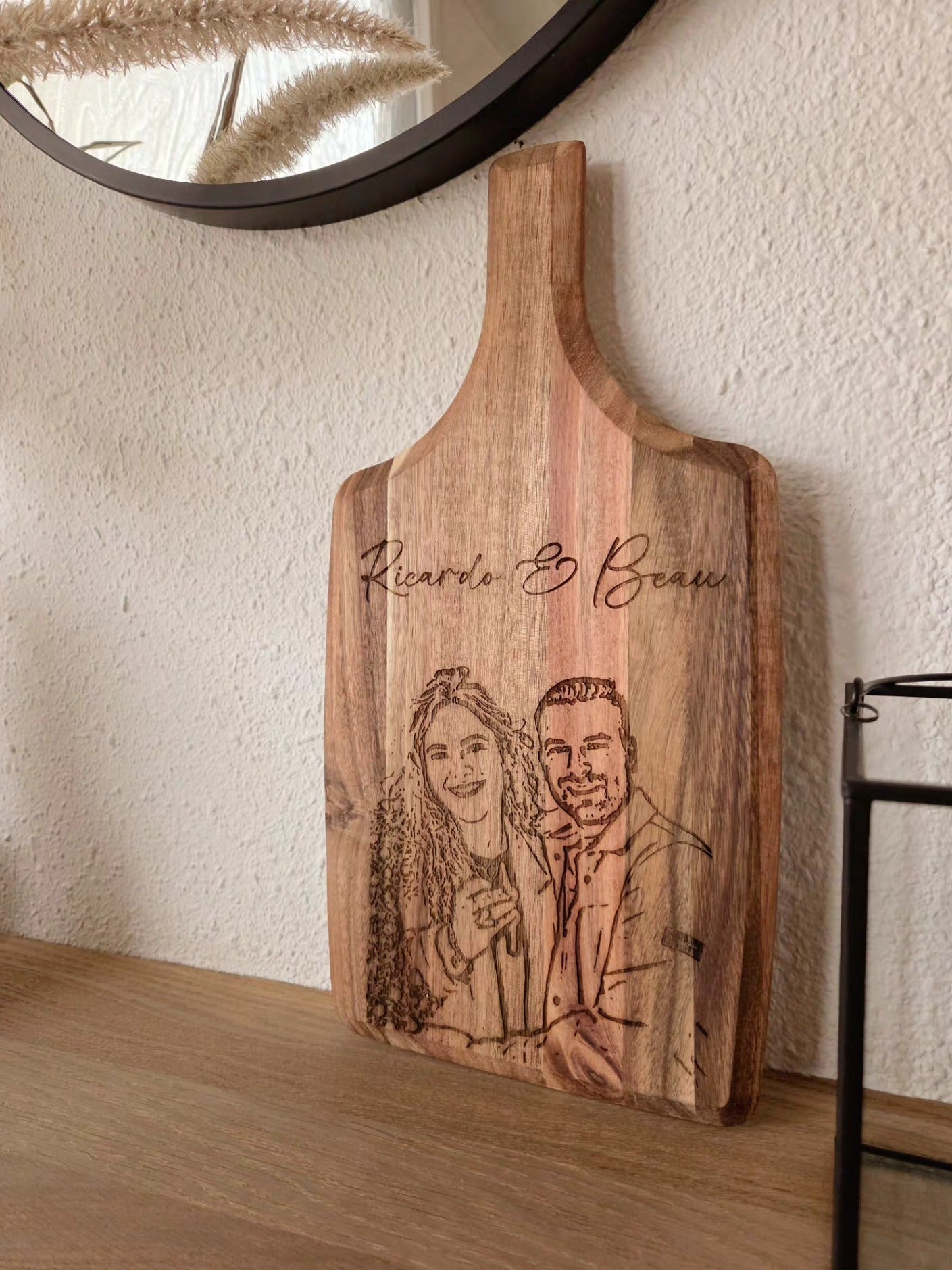 Borrelplank rechthoek 38x20 cm