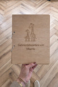 Bewaarbundel geboortekaartje 'Giraffe'