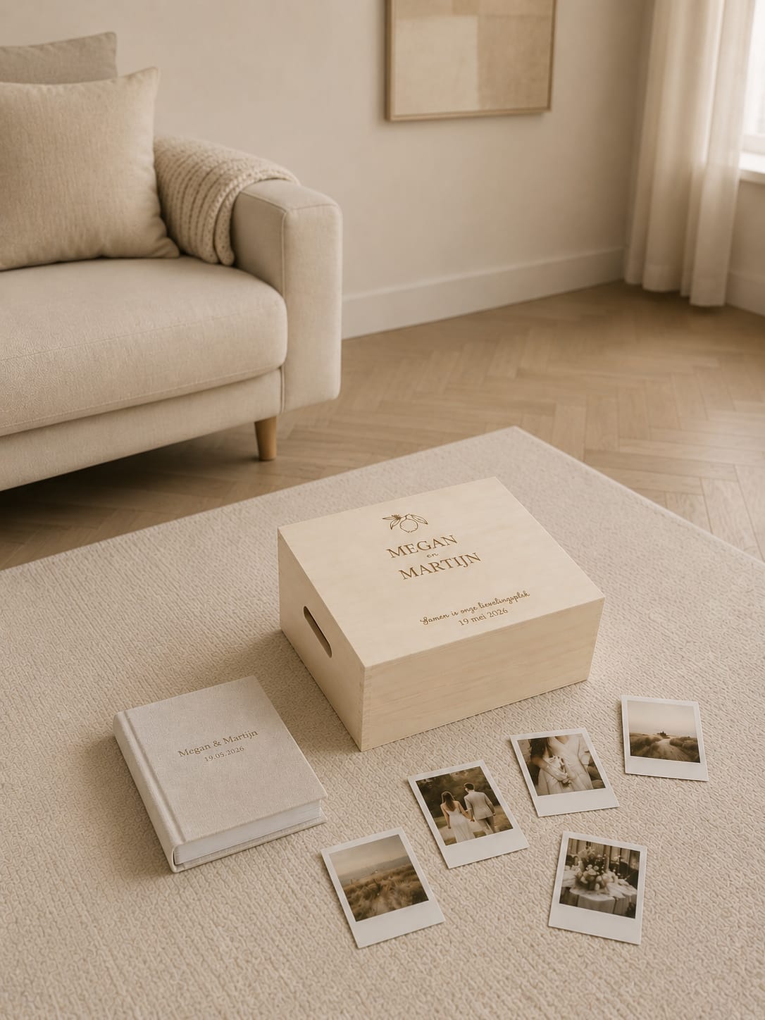 Memorybox bruiloft eigen ontwerp