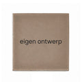 Tegeltje donkerbruin 10x10cm