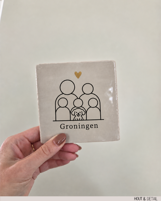 Tegeltje familie