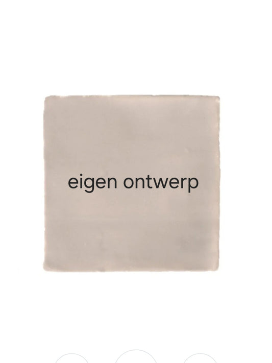 Tegeltje beige 10x10cm