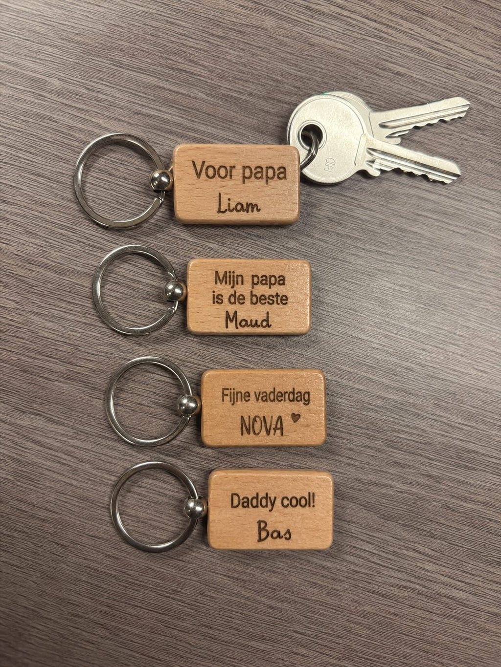 sleutelhanger graveren 