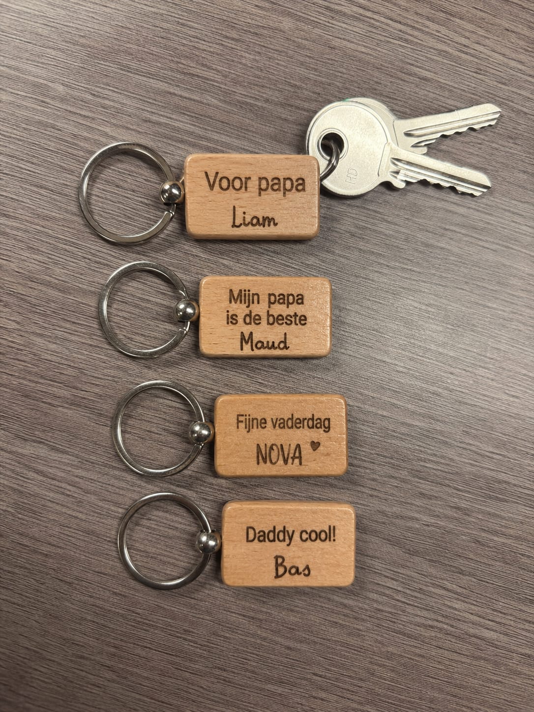 sleutelhanger graveren 